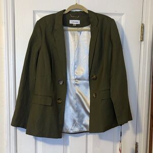 Calvin Klein Women's Green Blazer